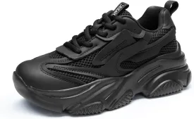 DREAM PAIRS Women's Platform Chunky Fashion Sneakers Jaxon Walking Lace-Up Comfortable Dad Sneakers Workout Sport Work Casual Tennis Shoes