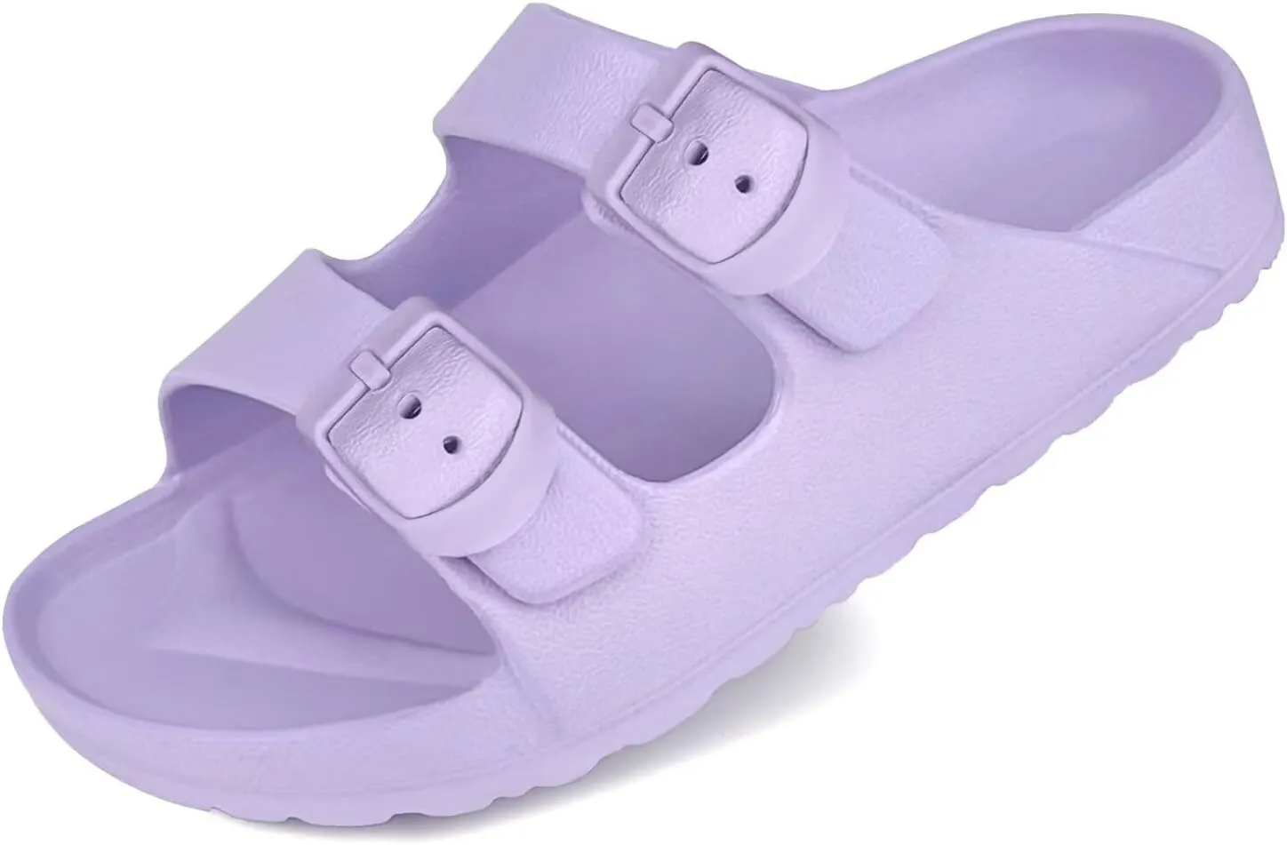 Kids Slides Sandals Double Buckle Adjustable Boys Girls