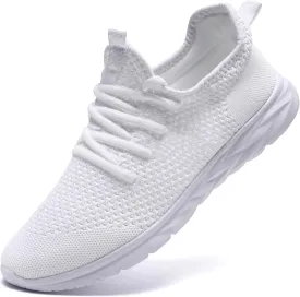 Womens Running Shoes Lightweight Tennis Shoes Slip On Walking Shoes Breathable Sneakers for Gym Travel Work