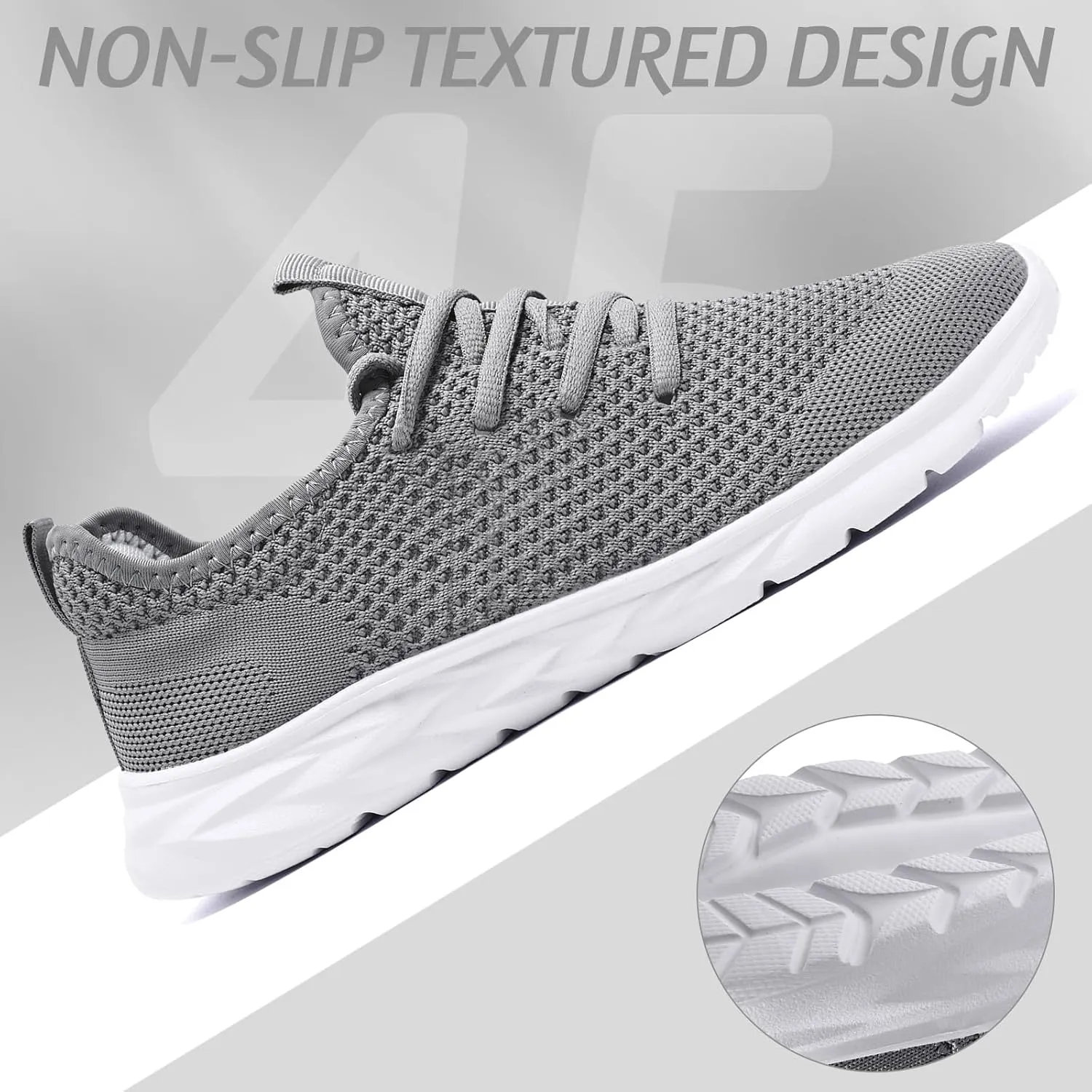 Womens Running Shoes Lightweight Tennis Shoes Slip On Walking Shoes Breathable Sneakers for Gym Travel Work